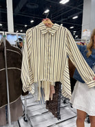 Asymetrical Striped Top