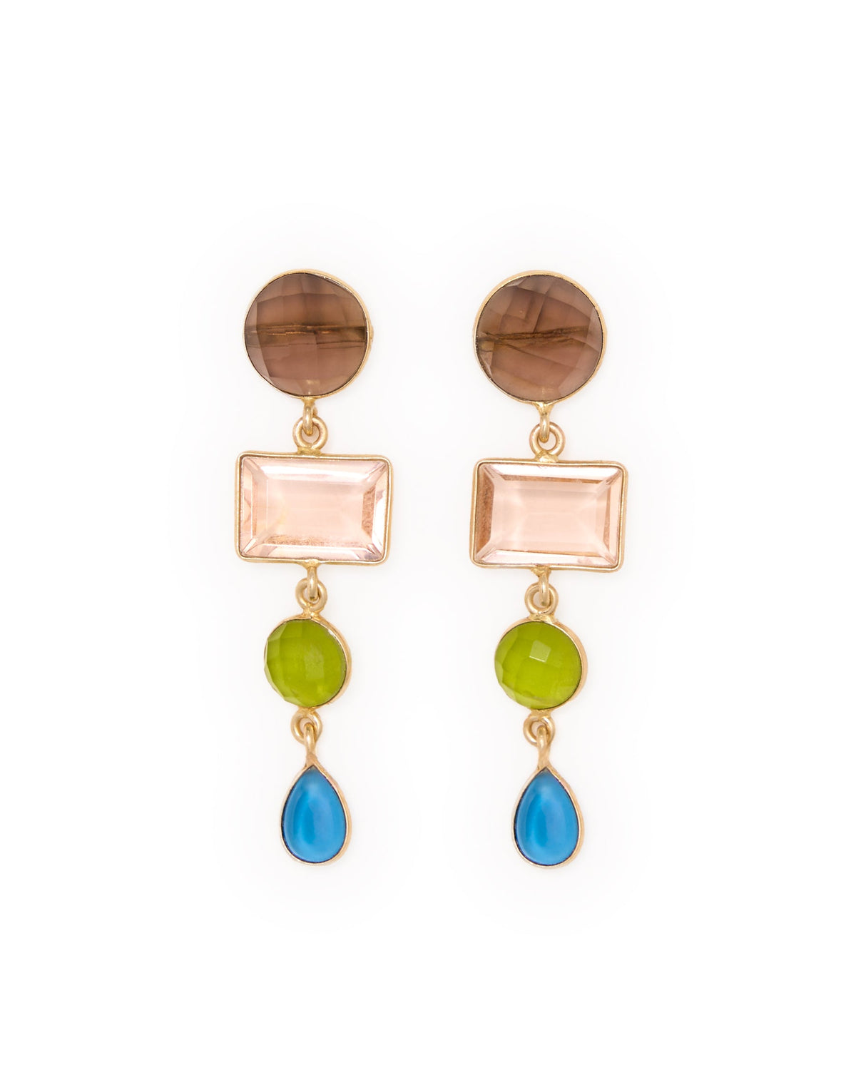 Natalie straight dangle glass