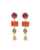 Natalie straight dangle glass
