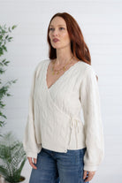 Side Wrap Tie Cardigan