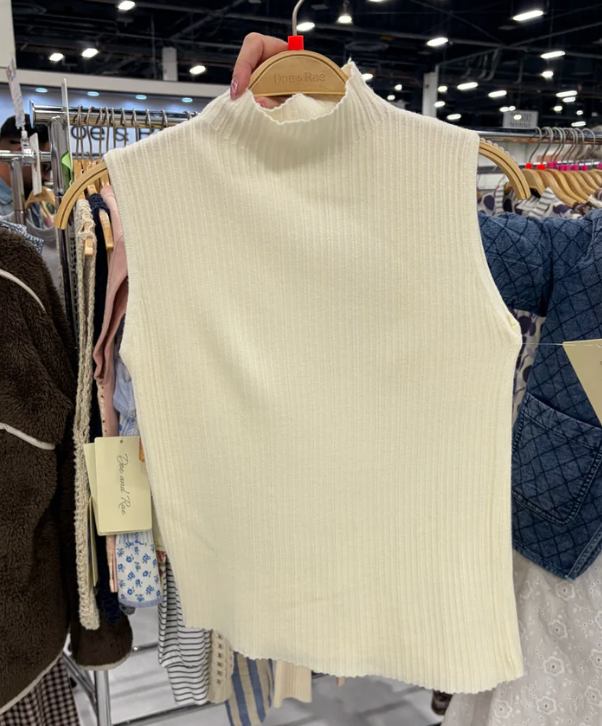 Mock Neck Shell