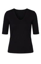1/2 Sleeve V Neck Top