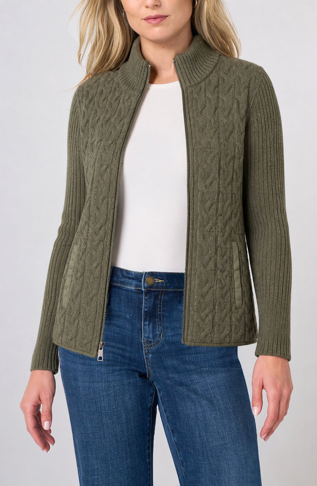 Long Sleeve Quilted Jacket