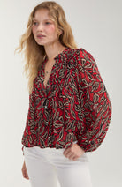 Woven Blouse w/buttons